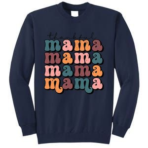 One Thankful Mama Funny Fall Autumn Thanksgiving Tall Sweatshirt