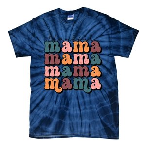 One Thankful Mama Funny Fall Autumn Thanksgiving Tie-Dye T-Shirt