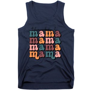 One Thankful Mama Funny Fall Autumn Thanksgiving Tank Top