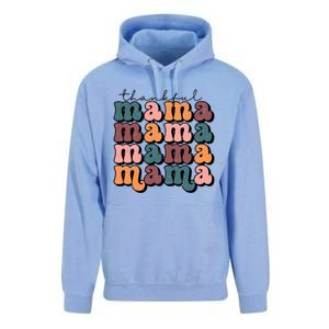 One Thankful Mama Funny Fall Autumn Thanksgiving Unisex Surf Hoodie