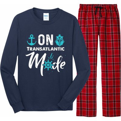 On Transatlantic Mode Transatlantics Cruise Long Sleeve Pajama Set