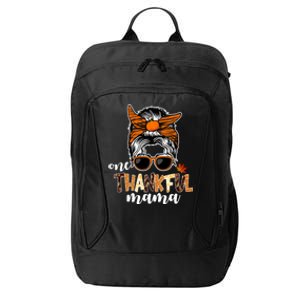 One Thankful Mama Fall Thanksgiving Festive City Backpack