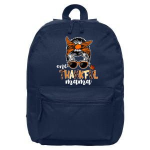 One Thankful Mama Fall Thanksgiving Festive 16 in Basic Backpack