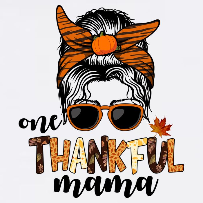 One Thankful Mama Fall Thanksgiving Festive Performance Shirt