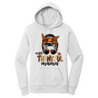 One Thankful Mama Fall Thanksgiving Festive Women's Pullover Hoodie