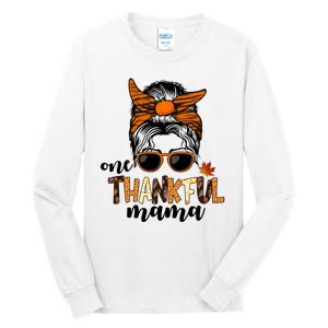 One Thankful Mama Fall Thanksgiving Festive Tall Long Sleeve T-Shirt