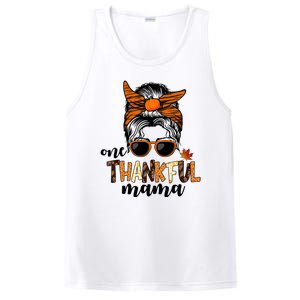 One Thankful Mama Fall Thanksgiving Festive PosiCharge Competitor Tank