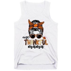 One Thankful Mama Fall Thanksgiving Festive Tank Top