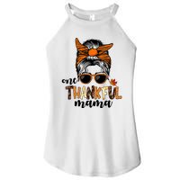 One Thankful Mama Fall Thanksgiving Festive Women's Perfect Tri Rocker Tank