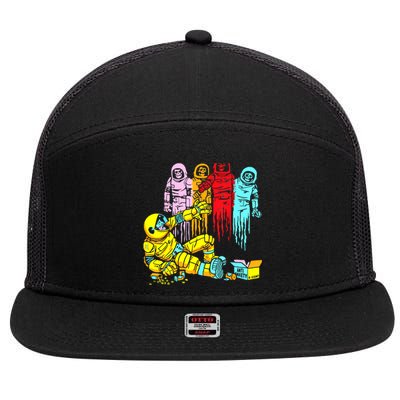 Odmno The Madness Of Missions 6 7 Panel Mesh Trucker Snapback Hat