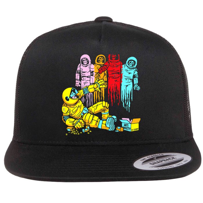 Odmno The Madness Of Missions 6 Flat Bill Trucker Hat