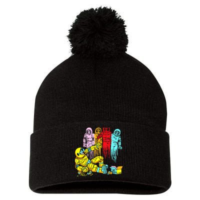 Odmno The Madness Of Missions 6 Pom Pom 12in Knit Beanie