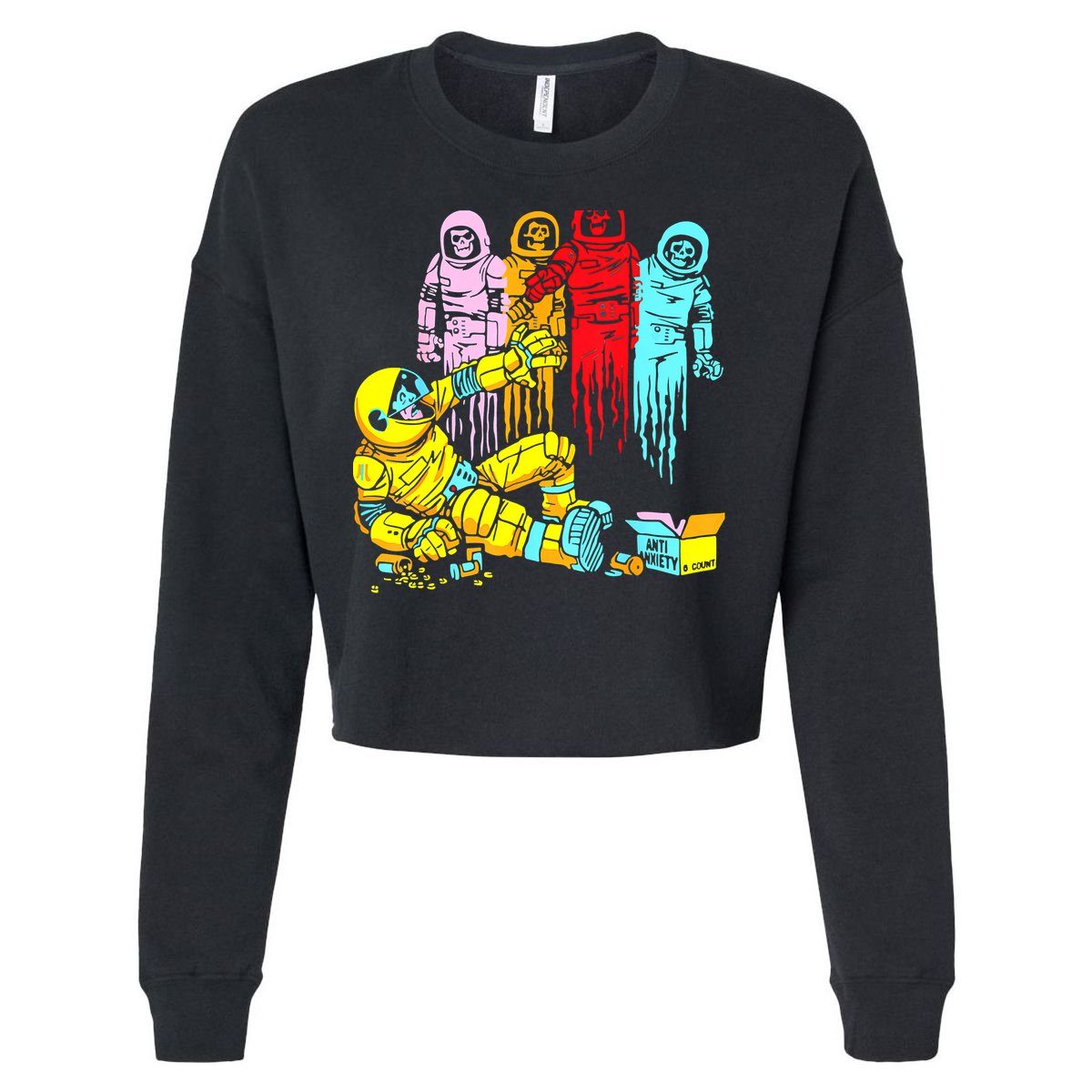 Odmno The Madness Of Missions 6 Cropped Pullover Crew