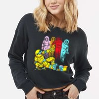 Odmno The Madness Of Missions 6 Cropped Pullover Crew