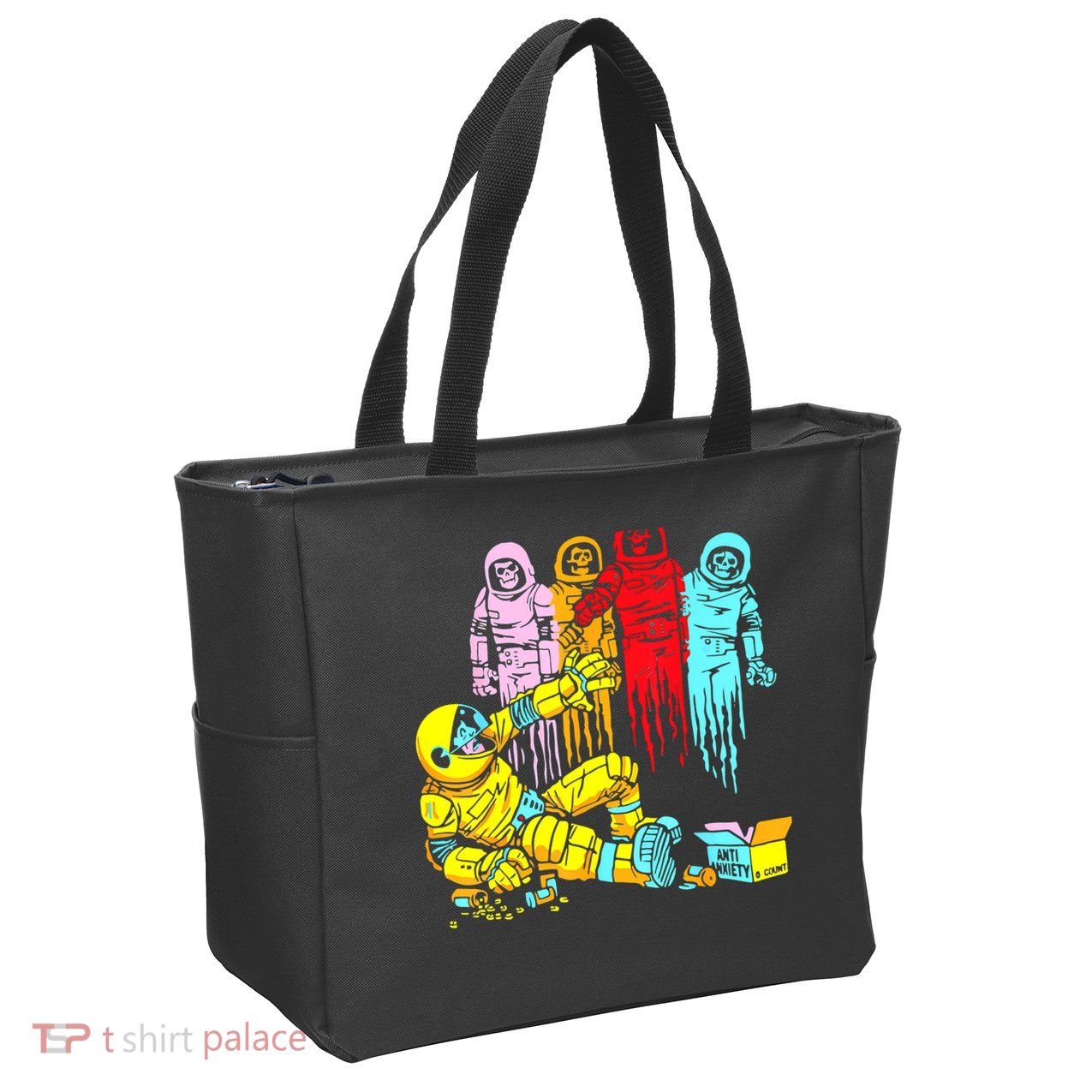 Odmno The Madness Of Missions 6 Zip Tote Bag