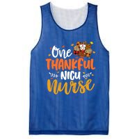 One Thankful Nicu Nurse Turkey Leopard Plaid Thanksgiving Gift Mesh Reversible Basketball Jersey Tank