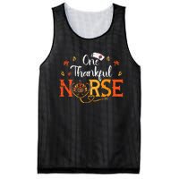 One Thankful Nurse Turkey Thanksgiving Scrub Top Fall Mesh Reversible Basketball Jersey Tank