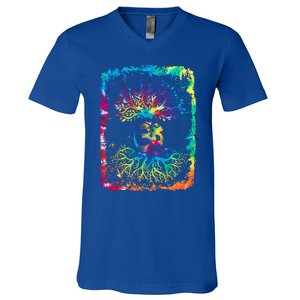 Om Tree Namaste Yoga Meditate Workout Meditation Gift V-Neck T-Shirt