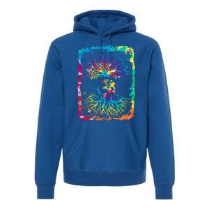 Om Tree Namaste Yoga Meditate Workout Meditation Gift Premium Hoodie