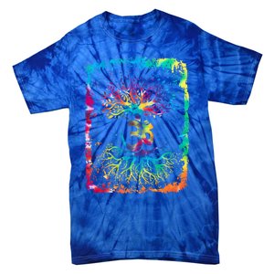 Om Tree Namaste Yoga Meditate Workout Meditation Gift Tie-Dye T-Shirt