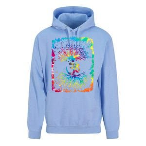 Om Tree Namaste Yoga Meditate Workout Meditation Gift Unisex Surf Hoodie