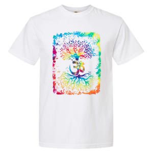 Om Tree Namaste Yoga Meditate Workout Meditation Gift Garment-Dyed Heavyweight T-Shirt