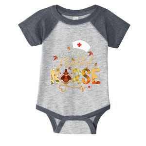 One Thankful Nurse Thanksgiving Turkey Day Nurse Gift Infant Baby Jersey Bodysuit