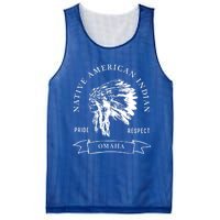 Omaha Tribe Native American Indian Pride Respect Darker Cool Gift Mesh Reversible Basketball Jersey Tank