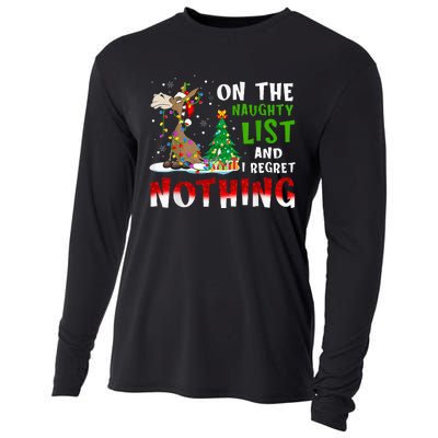  On The Naughty List And I Regret Nothing Cooling Performance Long Sleeve Crew