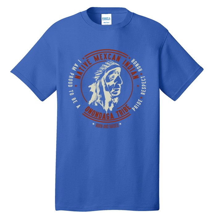 Onondaga Tribe Native American Pride Retro Vintage Retro Chi Gift Tall T-Shirt