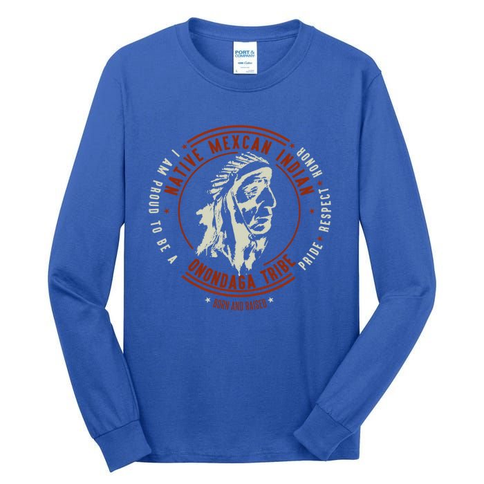 Onondaga Tribe Native American Pride Retro Vintage Retro Chi Gift Tall Long Sleeve T-Shirt