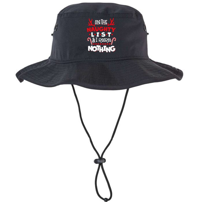 On The Naughty List I Regret Nothing Legacy Cool Fit Booney Bucket Hat