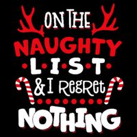 On The Naughty List I Regret Nothing Legacy Cool Fit Booney Bucket Hat
