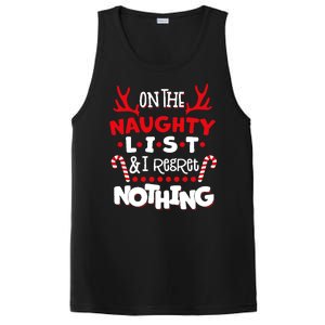 On The Naughty List I Regret Nothing PosiCharge Competitor Tank