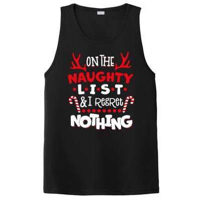 On The Naughty List I Regret Nothing PosiCharge Competitor Tank