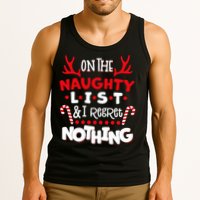 On The Naughty List I Regret Nothing Tank Top