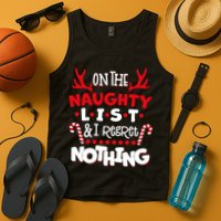 On The Naughty List I Regret Nothing Tank Top