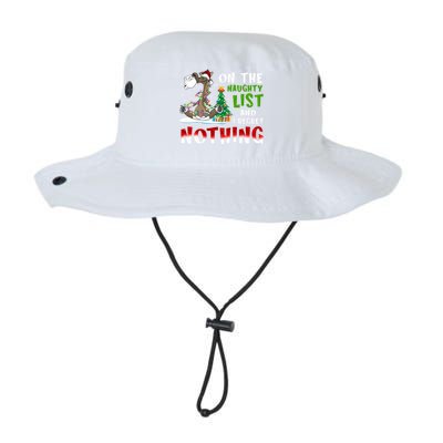 On The Naughty List And I Regret Nothing Horse Christmas Gift Legacy Cool Fit Booney Bucket Hat