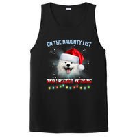 On The Naughty List And I Regret Nothing Samoyed Christmas PosiCharge Competitor Tank