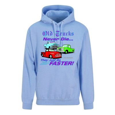 Old Trucks Never Die They Just Go Faster Unisex Surf Hoodie