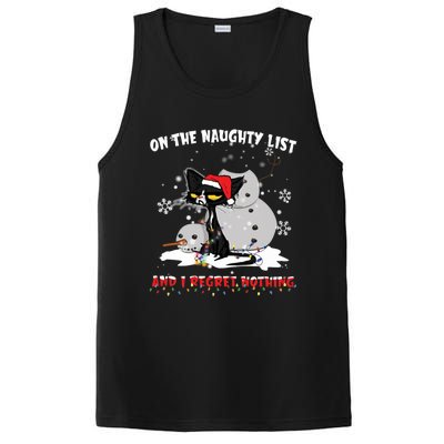 On The Naughty List And I Regret Nothing Gift PosiCharge Competitor Tank