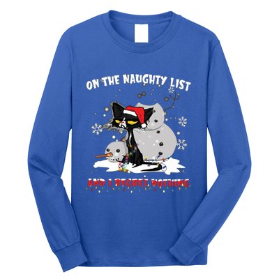 On The Naughty List And I Regret Nothing Gift Long Sleeve Shirt