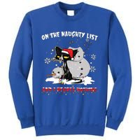 On The Naughty List And I Regret Nothing Gift Sweatshirt