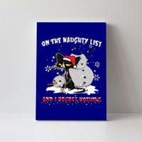 On The Naughty List And I Regret Nothing Gift Canvas