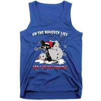 On The Naughty List And I Regret Nothing Gift Tank Top