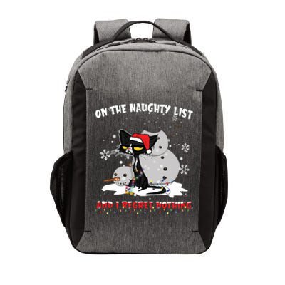 On The Naughty List And I Regret Nothing Gift Vector Backpack