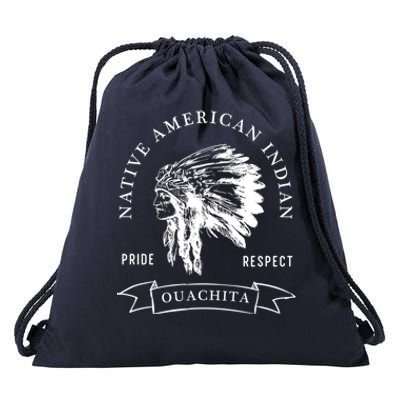 Ouachita Tribe Native American Indian Pride Respect Vintage Funny Gift Drawstring Bag