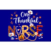 One Thankful Nurse Turkey Stethoscope Thanksgiving Great Gift Bumper Sticker