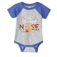 One Thankful Nurse Turkey Stethoscope Thanksgiving Great Gift Infant Baby Jersey Bodysuit