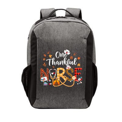 One Thankful Nurse Turkey Stethoscope Thanksgiving Great Gift Vector Backpack